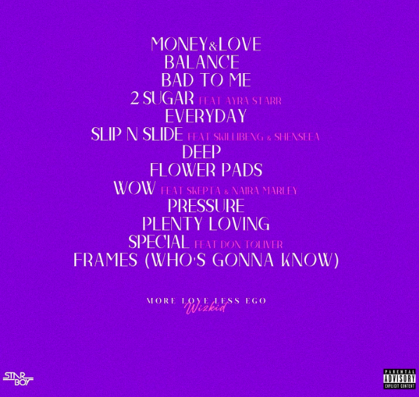 More Love, Less Ego album tracklist